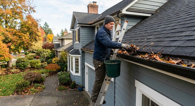 Gutter Leaf Clearing in Morris County, NJ